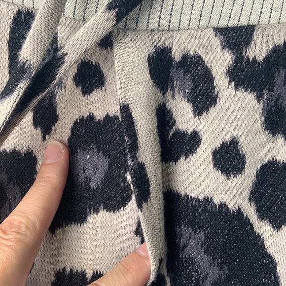 🇨🇦 TWENTY MONTREAL Hyper Reality Knit Leopard Jogger sz Small Woven Pant - Picture 4 of 16